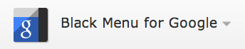 BlackMenuForGoogle